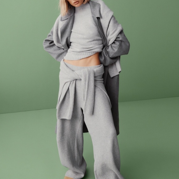 GAP Pants - New Gap CashSoft Shaker-Stitch Sweater Cozy Soft Wide Leg Relaxed warm soft